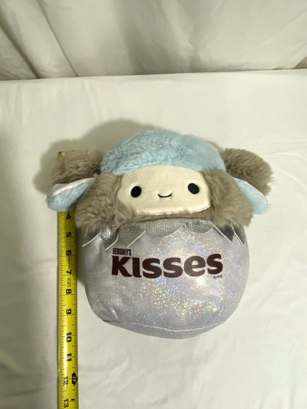 Squishmallows Hershey’s Kisses Dray the Bigfoot Plush 8" Holiday Silver